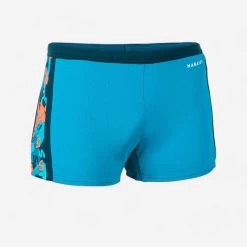 Costume Boxer Bambino YOKOB Azzurro-arancione