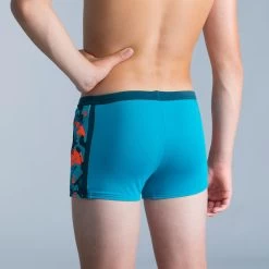 Costume Boxer Bambino YOKOB Azzurro-arancione -Nabaiji costume boxer bambino yokob azzurro arancione 3