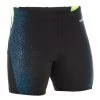 Costume Boxer Lungo Uomo Nero-giallo-blu
