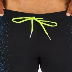 Costume Boxer Lungo Uomo Nero-giallo-blu -Nabaiji costume boxer lungo uomo nero giallo blu 4