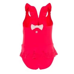 Costume Intero Baby Bambina Volant Rosso -Nabaiji costume intero baby bambina volant rosso 4