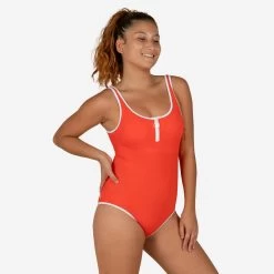 Costume Intero Donna HEVA JOY ZIP Rosso