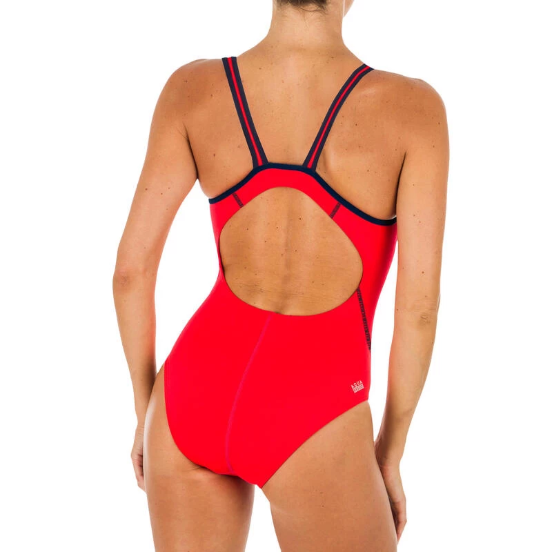 Costume Intero Donna KAMIYE+ Rosso-blu 3 Costume Intero Donna KAMIYE+ Rosso-blu - immagine 3