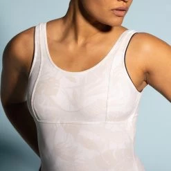 Costume Intero Pantaloncino Acquagym Donna DOLI ALM Bianco -Nabaiji costume intero pantaloncino acquagym donna doli alm bianco 3