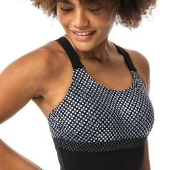 Costume Intero Pantaloncino Acquagym Donna ELEA BUL Nero-grigio -Nabaiji costume intero pantaloncino acquagym donna elea bul nero grigio 4