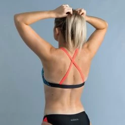 Costume Top Donna JANA Azzurro-corallo -Nabaiji costume top donna jana azzurro corallo 2