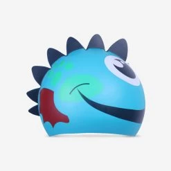 Cuffia Nuoto Silicone Bambino DRAGON Azzurra -Nabaiji cuffia nuoto silicone bambino dragon azzurra 2