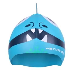Cuffia Nuoto Silicone Bambino DRAGON Azzurra -Nabaiji cuffia nuoto silicone bambino dragon azzurra 3