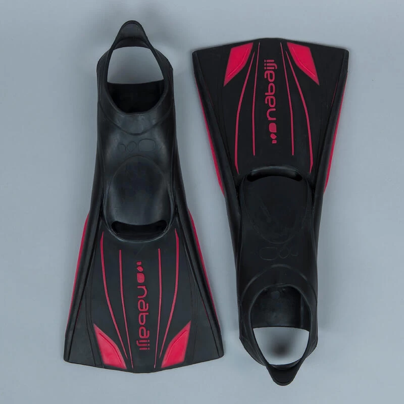 Pinne Nuoto TOPFINS 900 Nero-rosso 2 Pinne Nuoto TOPFINS 900 Nero-rosso - immagine 2