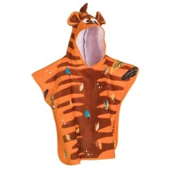 Poncho Baby Bambino TIGRE Arancione-marrone